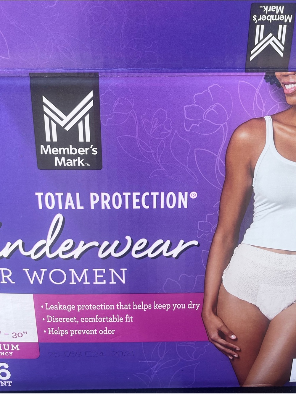 Member's Mark Total Protection Women's Underwear - White
